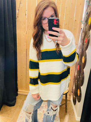 Corey Striped Sweater