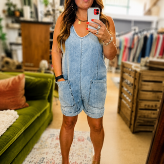 Breckyn Denim Romper