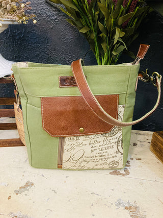 Reseda Green Shoulder Bag