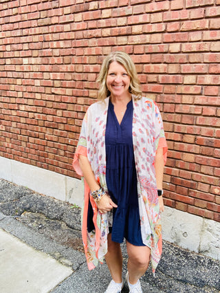 Bellflower Kimono