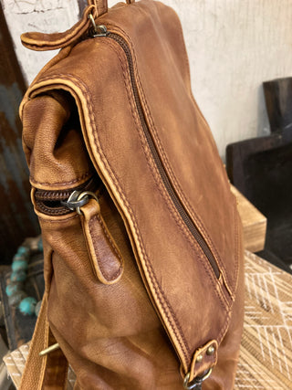 Aubrey Boxy Flap Backpack