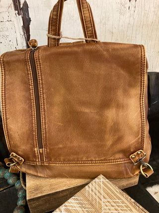 Aubrey Boxy Flap Backpack