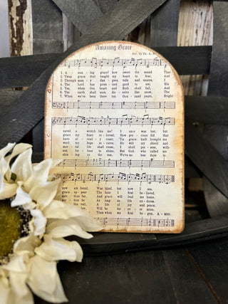 Amazing Grace Wooden Sign