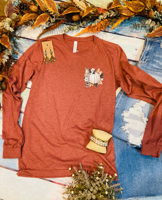 Thankful Pumpkin Pocket Tee