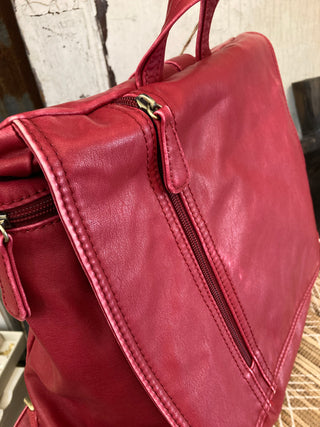Aubrey Boxy Flap Backpack