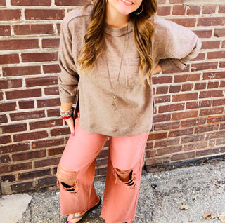 Miranda Top in Brown