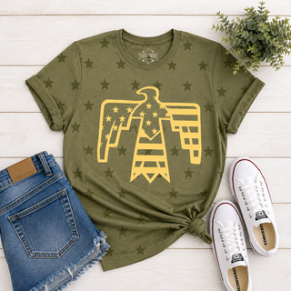 Gold Puff Thunderbird Tee