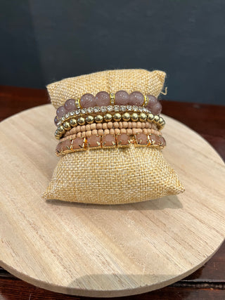 Bold and Beautiful Bracelet Set - Neutral