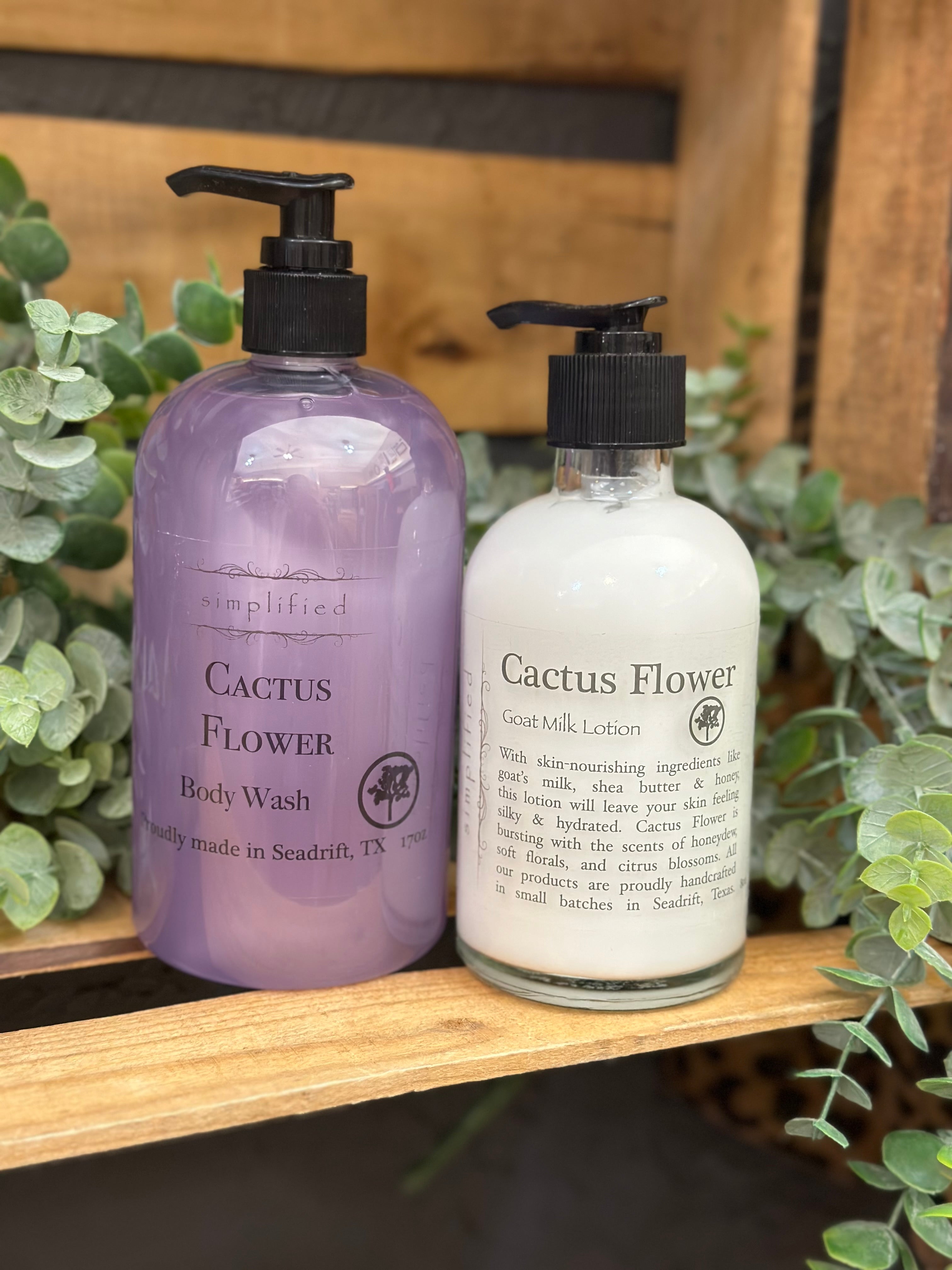 Simplified Cactus Flower Body Wash