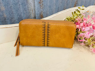 Sherrie Double Zipper Wallet
