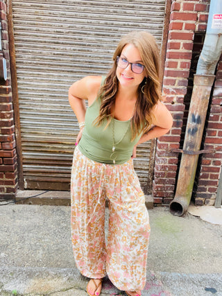 Jesse Floral Harem Pants