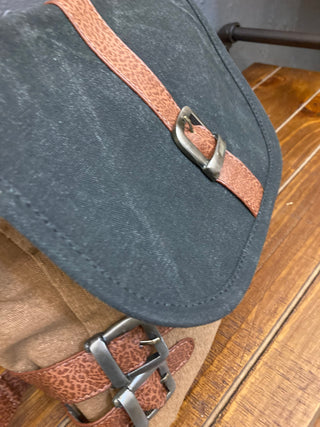 Buckled-up Brown Sugar Crossbody