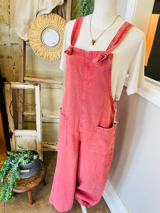 Cabernet Knot Strap Jumpsuit