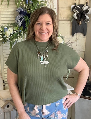 Shelley Mock Neck Sweater