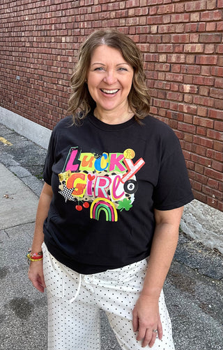 Lucky Girl Graphic Tee