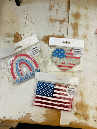 Patriotic Car Freshies