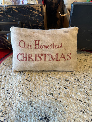 Vintage Mini Christmas Pillows