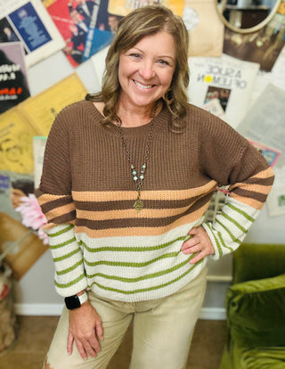 Rachel Striped Sweater