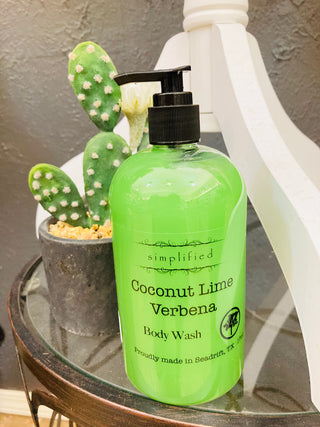 Simplified Coconut Lime Verbena Body Wash