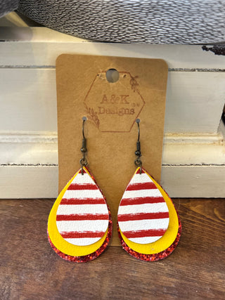 Touchdown Teardrop Earrings