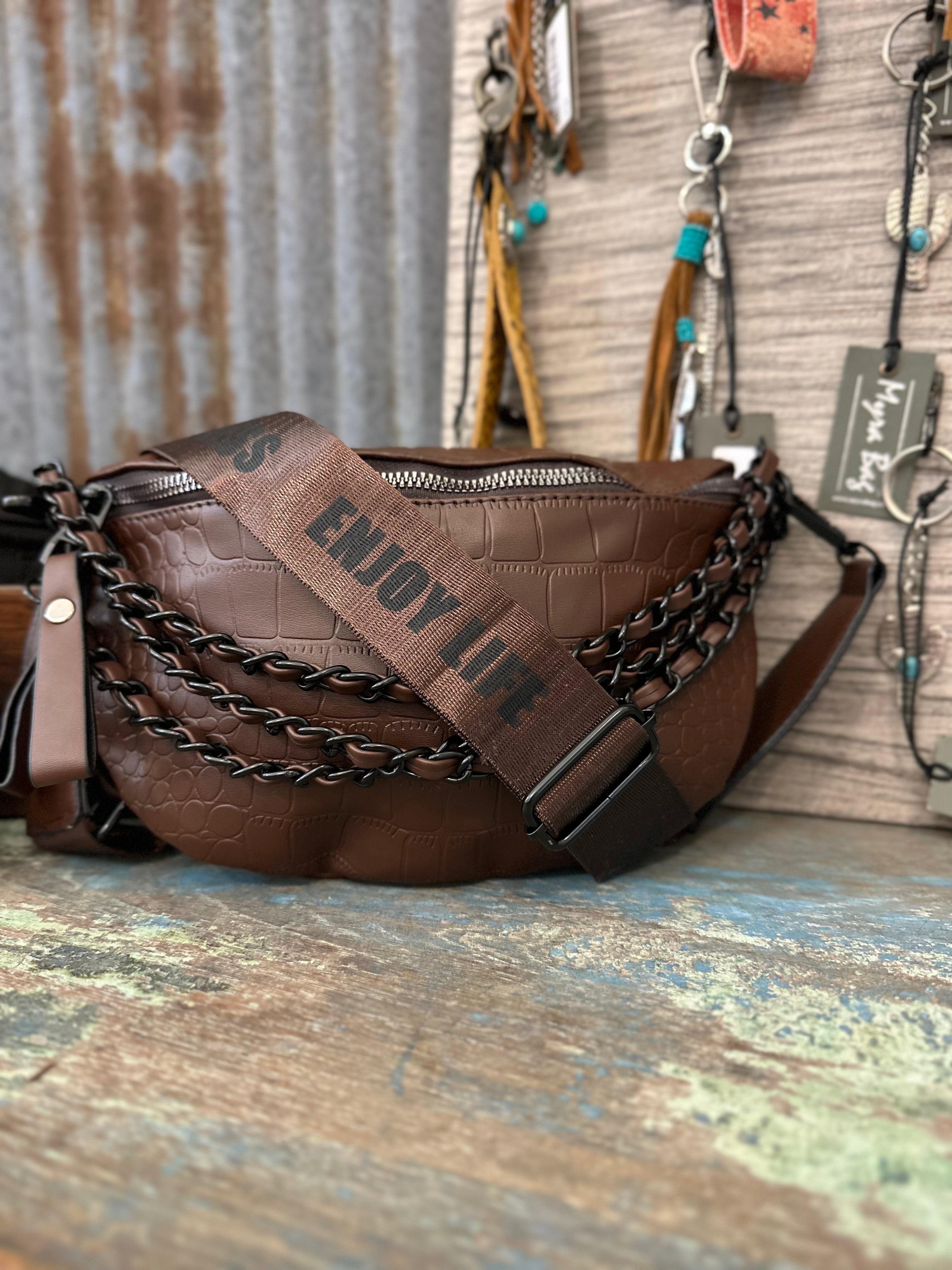 Croc sling best sale bag