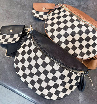 Checkered Bum Bag