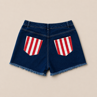 Stars & Stripes Denim Shorts