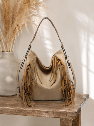 Sav Distressed Hobo Bag