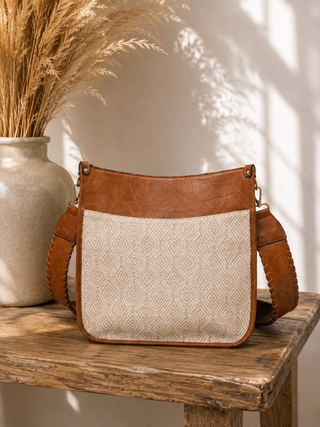 Chloe Diamond Crossbody with Guitar Strap