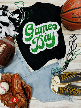 **ONLINE EXCLUSIVE** Big Game Day Retro Glitter Tee