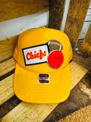 Golden Glow Chiefs Trucker Hat