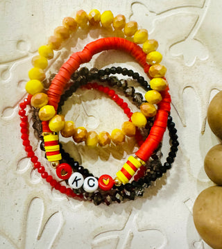 Love KC Disk Bracelet Set