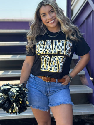 ONLINE EXCLUSIVE ~ Checkered Game Day Tee