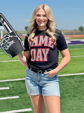 ONLINE EXCLUSIVE ~ Checkered Game Day Tee