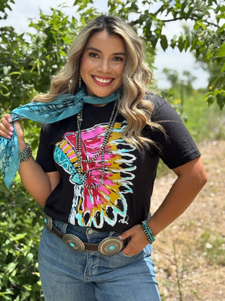ONLINE EXCLUSIVE ~ Callie Ann Stelter Pink Headdress Tee