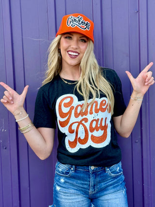 **ONLINE EXCLUSIVE** Big Game Day Retro Glitter Tee