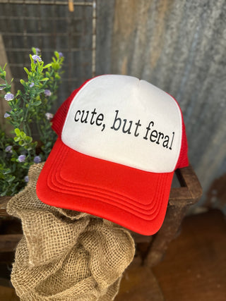 Cute but Feral Trucker Hat