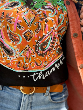 ONLINE EXCLUSIVE ~ Callie Ann Stelter Thankful Pumpkin Top