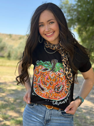 ONLINE EXCLUSIVE ~ Callie Ann Stelter Thankful Pumpkin Top