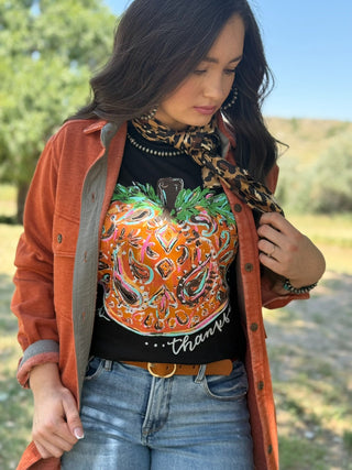ONLINE EXCLUSIVE ~ Callie Ann Stelter Thankful Pumpkin Top