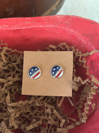 Patriotic Stud Earrings