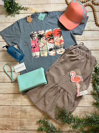 Fab Flamingos Graphic Tee