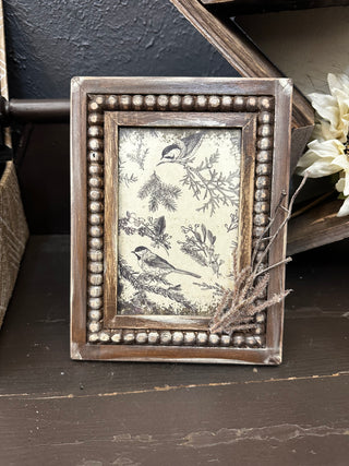 Vintage Bird Framed Decor by One Empty Nest
