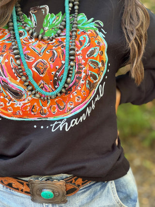 ONLINE EXCLUSIVE ~ Callie Ann Stelter Thankful Pumpkin Top