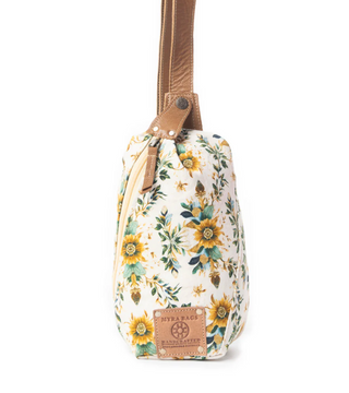 Myra Oasis Blooms Slingbag ~ Sunflower Print