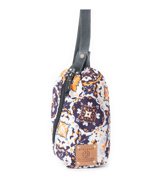 Myra Oasis Blooms Slingbag ~ Black & White Geo Print