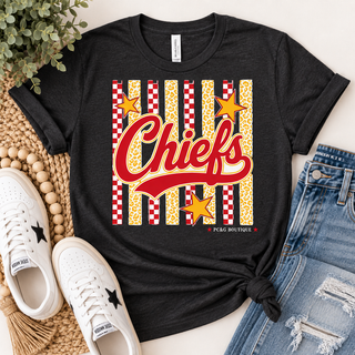 Chiefs Leopard Striped Tee