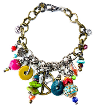 80s Vibes Charm Bracelet