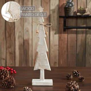 Large Star Top Wooden Christmas Tree