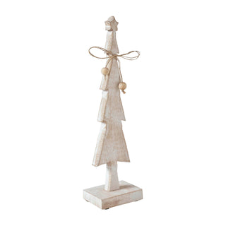 Small Wooden Star Top Christmas Tree